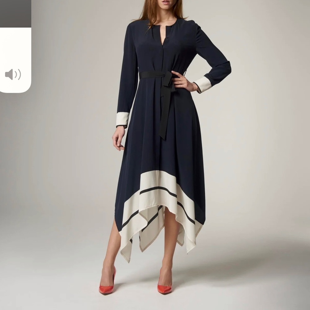 LK Bennett Clarine Blue Dress